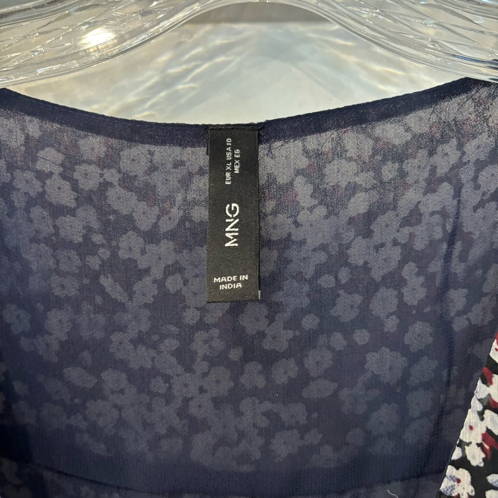 NWOT MNG Floral Print Midi Dress - Picture 4 of 5